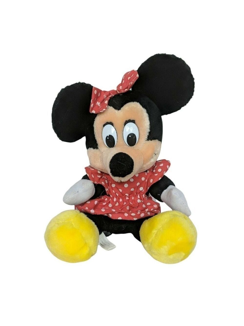 Disney Minnie Mouse Plush Toy Vintage Disneyland
